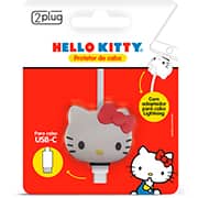 Protetor de Cabo Para USB-C, Hello Kitty, 2Plug - UN 1 UN