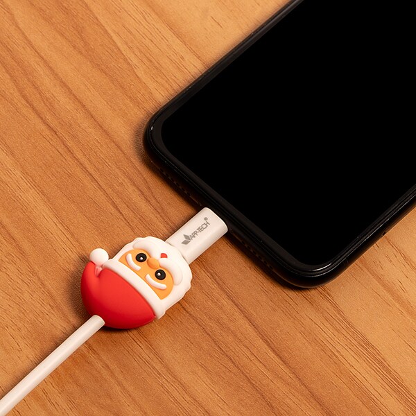 Protetor de cabo, Papai Noel, 2Plug - 1 UN