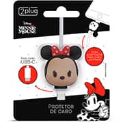 Protetor de Cabo Para USB-C, Disney Minnie, 2Plug - UN 1 UN