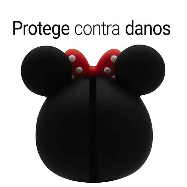 Protetor de Cabo Para USB-C, Disney Minnie, 2Plug - 1 UN Protetor de Cabo Para USB-C, Disney Minnie, 2Plug - 1 UN