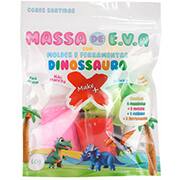 Massa de modelar Kit Dinossauro, 60g, 13802, Make+ PT 1 UN