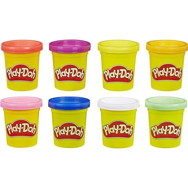 Mase de modelar Play-Doh, 8 potes, E5062, Hasbro - CX 1 UN