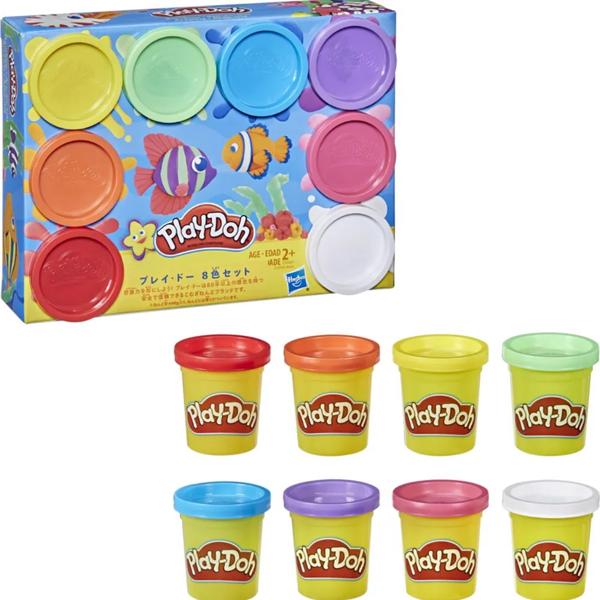 Mase de modelar Play-Doh, 8 potes, E5062, Hasbro - CX 1 UN