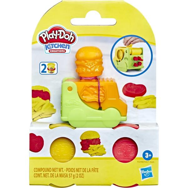 Massa de modelar, Play-Doh, mini food truck, sortido, F3571, Hasbro - KT 1 UN