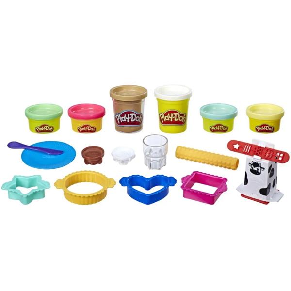 Massa de modelar, Play-Doh, leite e biscoitos, E5471, Hasbro - CX 1 UN