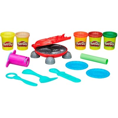 Massa de modelar, Play-Doh, Festa do Hambúrguer, B5521, Hasbro - CX 1 UN