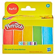 Massa para modelar Play Doh, 10 cores, 284g, Hasbro - CX 1 UN