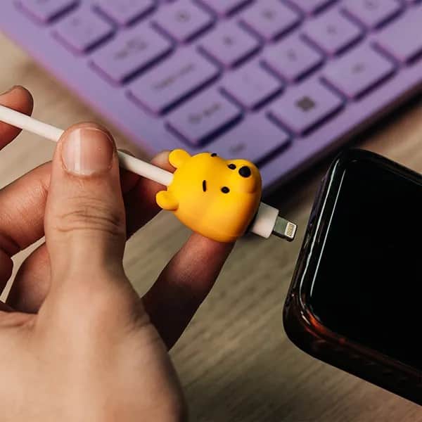 Protetor de Cabo Para USB-C, Disney Pooh, 2Plug - PT 1 UN Protetor de Cabo Para USB-C, Disney Pooh, 2Plug - PT 1 UN