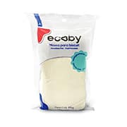 Massa de biscuit, porcelana fria, 85g, Branco, 008, Ecoby - PT 1 UN