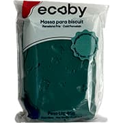 Massa de Biscuit (Porcelana Fria), Verde Bandeira, 85g, Ecoby - PT 1 UN