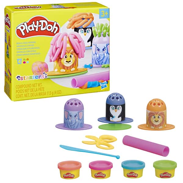 Massa de modelar Play Doh, Animais Divertidos, F8787, Hasbro - CX 1 UN