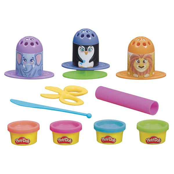 Massa de modelar Play Doh, Animais Divertidos, F8787, Hasbro - CX 1 UN