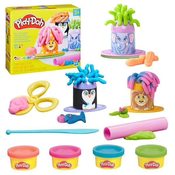 Massa de modelar Play Doh, Animais Divertidos, F8787, Hasbro - CX 1 UN