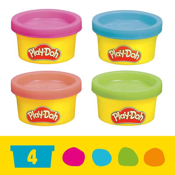 Massa de modelar Play Doh, Animais Divertidos, F8787, Hasbro - CX 1 UN