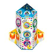 Massa de modelar, Kit aventura no espaço, 600120, Uti Guti - PT 1 UN