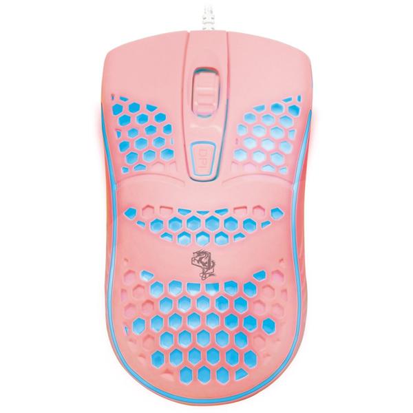 Mouse Gamer com fio USB Dragon War 2400dpi Rosa Elg Gamer - CX 1 UN