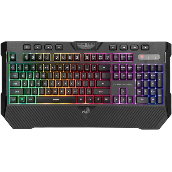 Teclado USB Gamer, Desert Eagle, ABNT2, TGDE, Elg Gamer - CX 1 UN