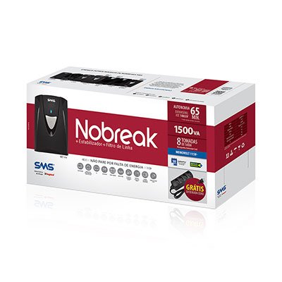 Nobreak Manager Net4+ 1500va 5 tomadas 115v 27297 SMS CX 1 UN