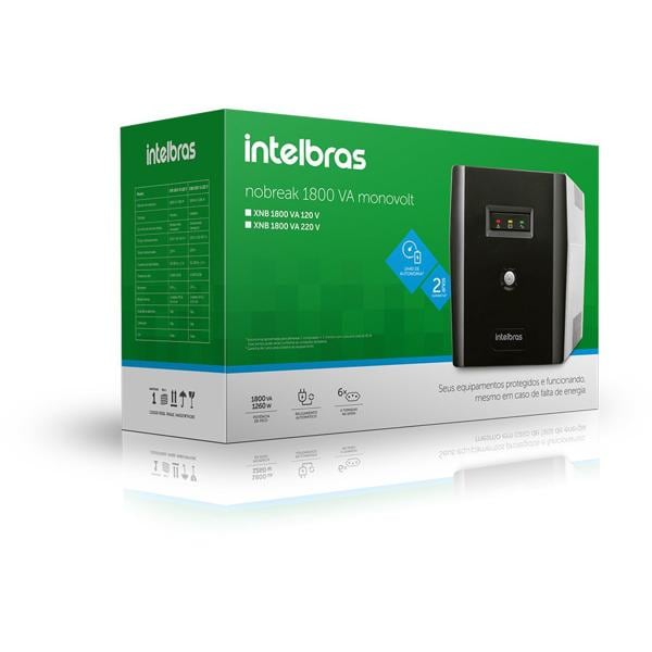 Nobreak Intelbras 1800VA 110v 6 tomadas - XNB1800 CX 1 UN