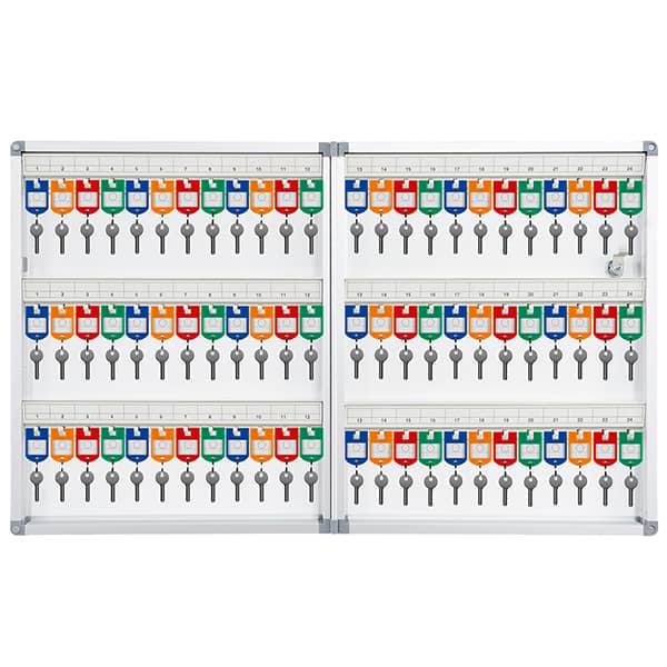 Organizador de chaves pote com 20 chaveiros, cores sortidas, Easy Space - PO 20 UN