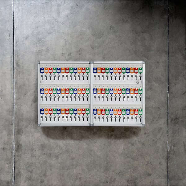 Organizador de chaves pote com 20 chaveiros, cores sortidas, Easy Space - PO 20 UN