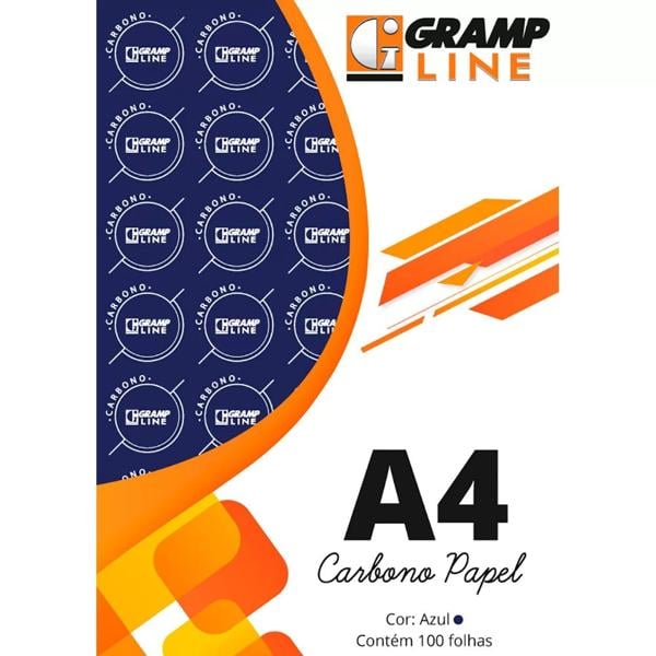 Papel carbono azul A4 GE-927 Gramp Line PT 100 FL