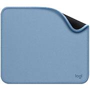 Mouse Pad Studio Series Logitech com Base de Borracha Antiderrapante, Resistente a Derramamentos, Design Moderno, Portátil - Azul Claro CX 1 UN