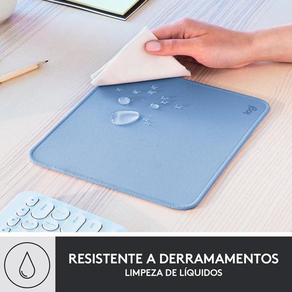 Mouse Pad Studios Series, 20 x 23cm, Azul Acinzentado, 956-000038, Logitech - CX 1 UN