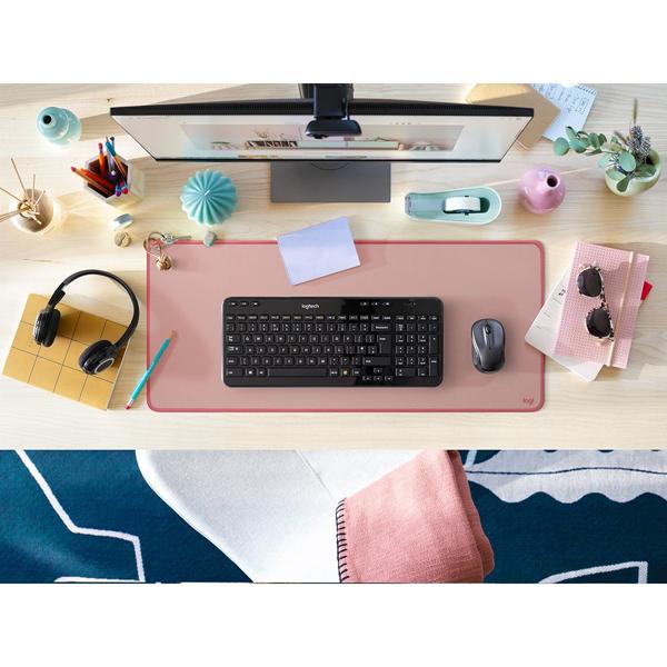 Mouse Pad Desk Mat Rose, 70x30cm, 956-000048, Logitech - CX 1 UN