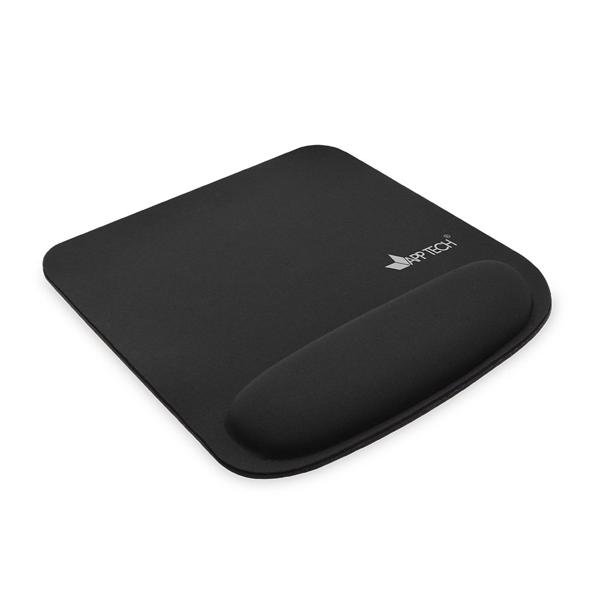 Mouse pad com apoio de punho, 23 x 21cm, Preto, KLH-3093F, App-tech - BT 1 UN