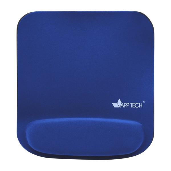 Mouse pad com apoio de punho, 23 x 21cm, Azul, KLH-3093F, App-tech - BT 1 UN
