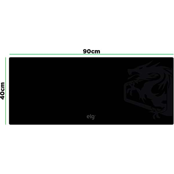 Mouse Pad Gamer Merak. 900mm x 400mm x 3mm, Preto, MPMXL, Elg - CX 1 UN