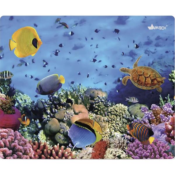 Mouse pad em pvc 18x22cm peixes APP-TECH PT 1 UN