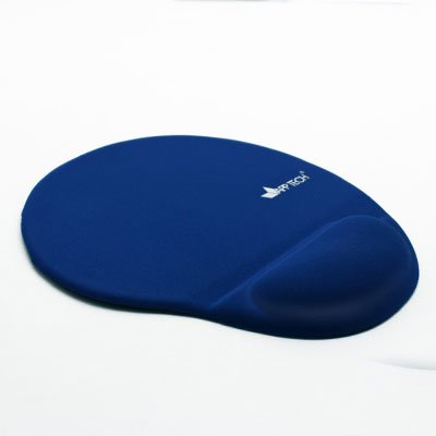 Mouse pad c/ apoio de punho em gel azul App-tech PT 1 UN