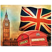 Mouse pad em pvc 22x18cm Londres MPF-9 APP-TECH BT 1 UN