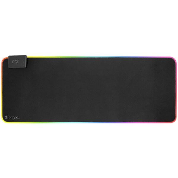 Mouse Pad Gamer LED com carregamento por indução, USB, 80x30cm, MP001, Bright - CX 1 UN