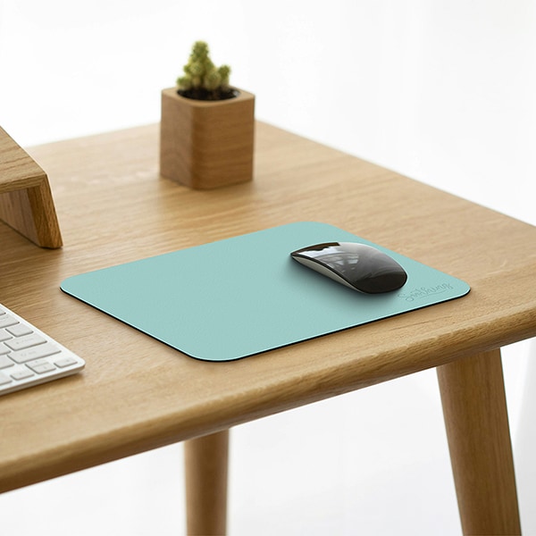 Mouse pad Laminado sintético, 22,5cm x 20cm, Verde pastel, LSV2X2, Spiral Soothing - PT 1 UN