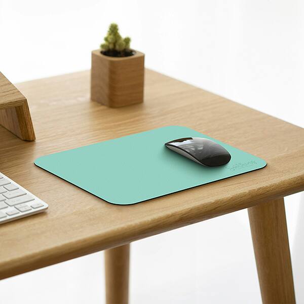 Mouse Pad 22,5x20cm Laminado Sintético Soothing Verde Pastel LSV2X2 Spiral - PT 1 UN