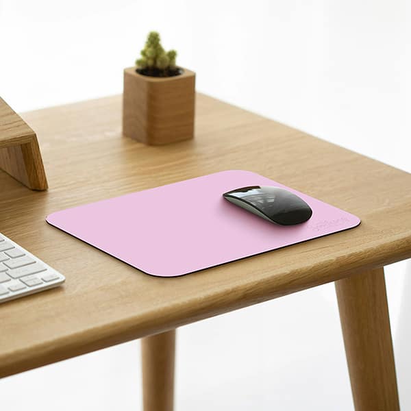 Mouse Pad 22,5x20cm Laminado Sintético Soothing Rosa Pastel LSR2X2 Spiral - PT 1 UN