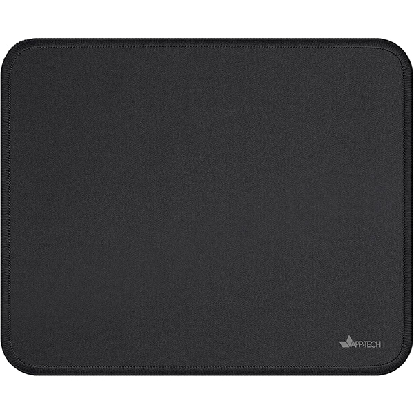 Mouse pad com base emborrachada, 23cm x 20cm, Preto, TBP2X2, App-tech - PT 1 UN