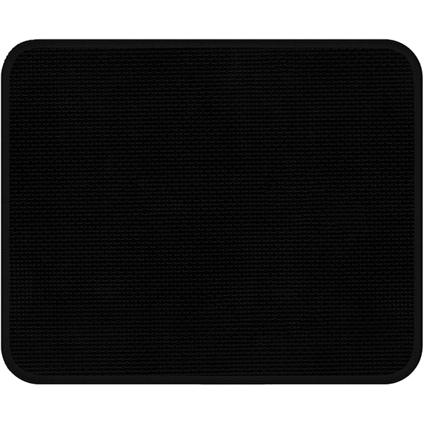 Mouse pad com base emborrachada, 23cm x 20cm, Preto, TBP2X2, App-tech - PT 1 UN