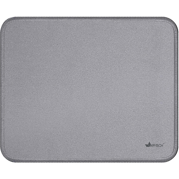 Mouse pad com base emborrachada, 23cm x 20cm, Cinza, TBC2X2, App-tech - PT 1 UN