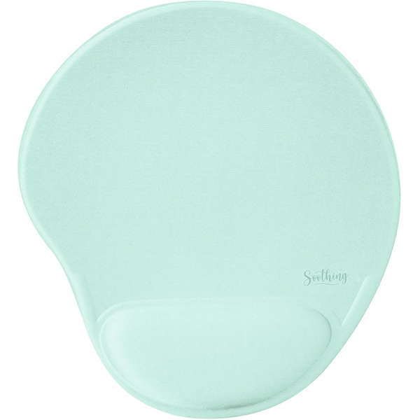 Mouse Pad com Apoio de Punho em Gel 29x24,5cm Soothing Verde Pastel Spiral - PT 1 UN