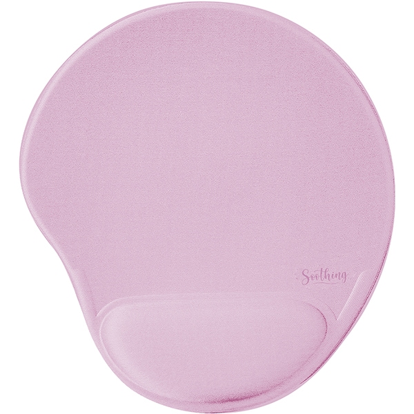 Mouse Pad com Apoio de Punho em Gel 29x24,5cm Soothing Rosa Pastel Spiral - PT 1 UN