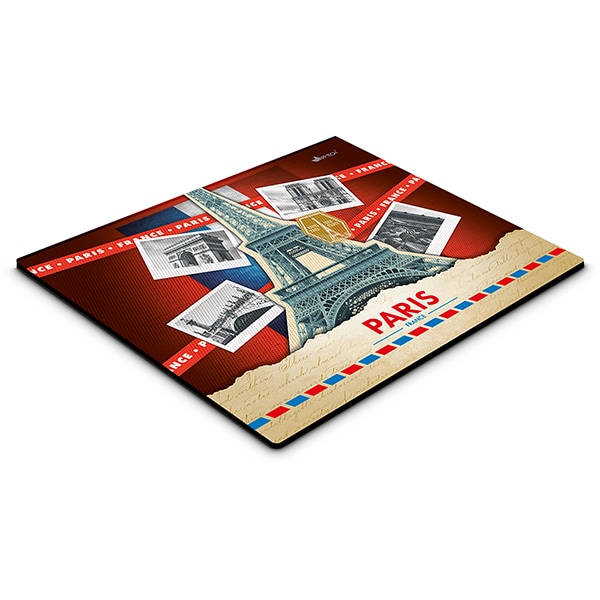 Mouse pad em pvc, Hard cover Paris, 18cm x 22cm, App-Tech - PT 1 UN