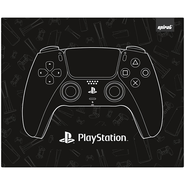 Mouse pad em pvc, Playstation, 18cm x 22cm, Spiral Play - BT 1 UN