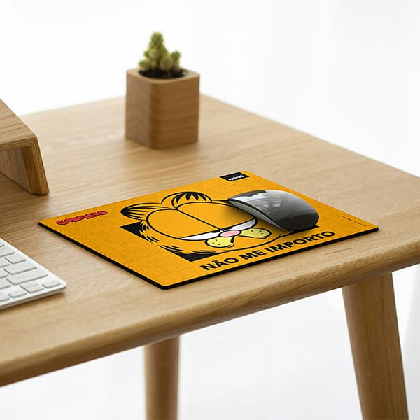 Mouse pad em pvc, Garfield, 18cm x 22cm, Spiral - BT 1 UN