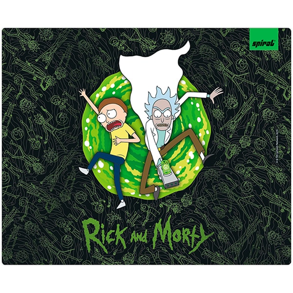 Mouse pad em pvc, Rick and Morty, 18cm x 22cm, Spiral - BT 1 UN