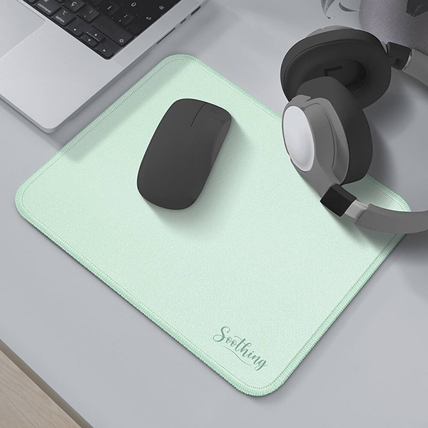 Mouse pad com base emborrachada, 23cm x 20cm, Verde, Spiral Soothing - PT 1 UN