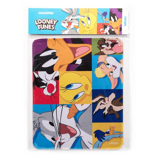 Mouse pad Looney Tunes, retangular, 26 x 21cm, 94529, Letron - PT 1 UN